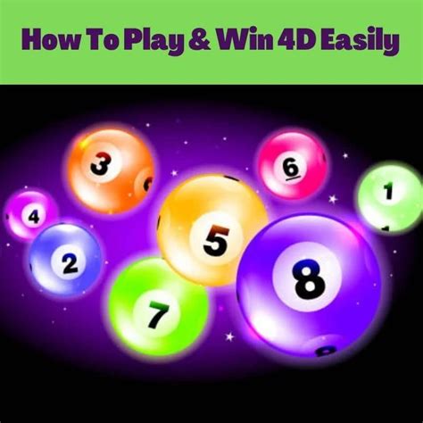 how to win 4d|How to Play: 4D .